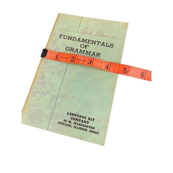 Fundamentals Of Grammar Paperback Booklet 1964 Writing English College School - Picture 6 of 9